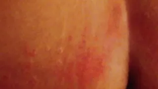 Reverse cowgirl with mature wife