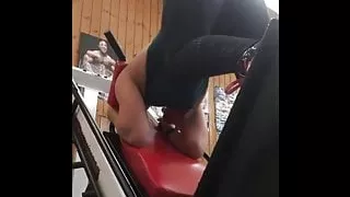 Hot Caucasian girl squat big ass kavkaz slut juicy phat ass