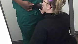 Sucking step daddys dick on Halloween in a Walmart changing room