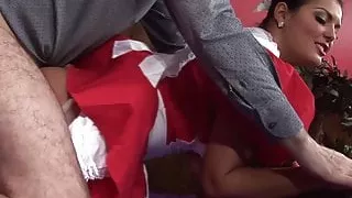 Big Ass Big Boobs Brunette hardcore fucking in Cosplay