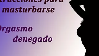 JOI en espanol con final sorpresa, posible orgasmo denegado