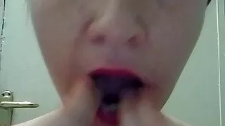 Slut Olga prepares to fucking mouth. Dirty Talk (rus)