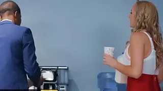 Big Tits at Work - Brett Rossi Isiah Maxwell - Boned By My