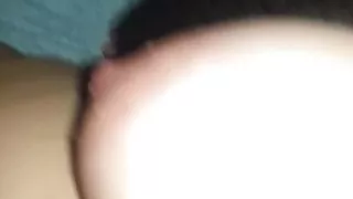 I cum on my wifes pierced pussy