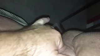 BBW fingered by stranger