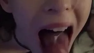 Perfect Blowjob. Amazing Cum Facial !!