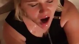 Amateur pissed on