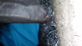 Black guy eating pussy