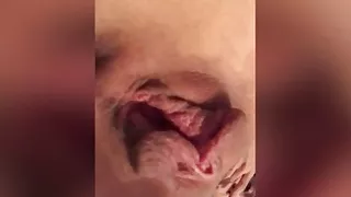 Amazing brunette touching her roast beef pussy