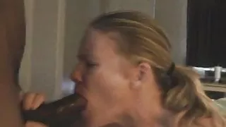 A blowjob black dick