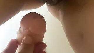 First time trying a dildo