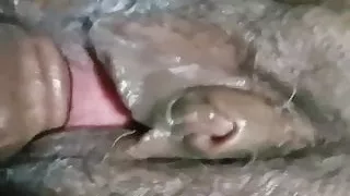 my girlfriend  getting pump with nut