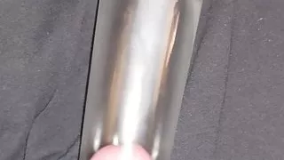 shooting into a glass