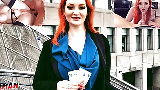 German Scout - Big Tit Ginger Zara Talk To Fuck By Pick Up