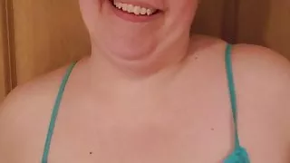 Wife in Lingerie Flashing Tits