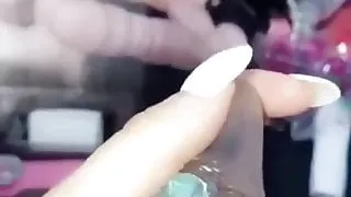 Arabian girl shopping toy