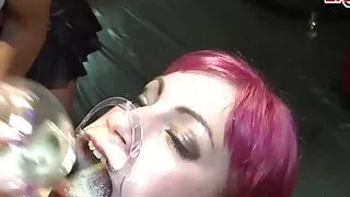 German Gag bukkake teen creampie gangbang cora pearl party