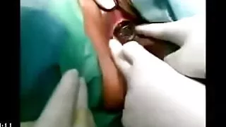 Performing Vagina Operation.