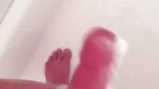jerking my cock in the shower