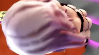 MMD Horny anime girl sexy dancing and gets fucked