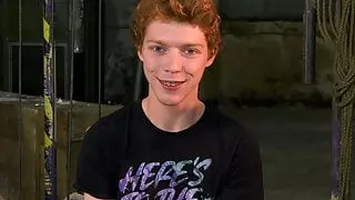 Cute redhead sub twink Avery Monroe bound by Sebastian Kane