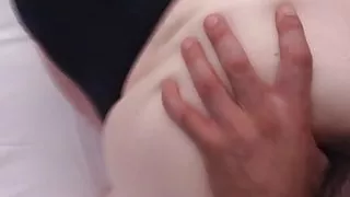 Dick in pussy. Fingers in ass
