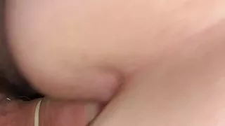 shaved whores pussy doggie style