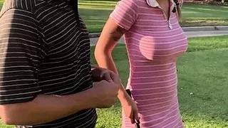 BIG TITS Blonde TEEN Gabbie Carter Hits A Hole-In-One