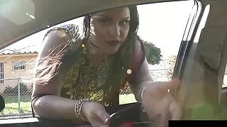 Luscious Love Handles Angelina Castro Sucks Dick For A Ride!