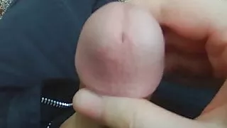 Jerking off in the woods