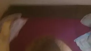 blowjob of a horny neighbor before the wife returns