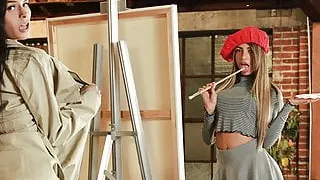 virtual realtiy  bangers katya and veronica rodriguez licking each other