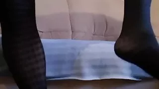 Pattern tights with girdle today