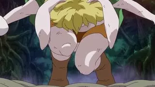 ONE PIECE edited ecchi moment from anime nude Carrot jumping