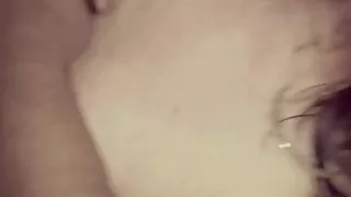 Wife sucks ball's bull