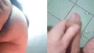 Antonella put strange dildo in ass and Guy cum