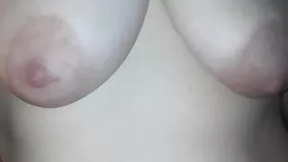 My wife riding my cock. Big tits loves fucking