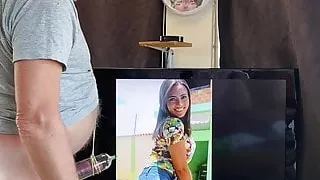 Luana has huge tits and a Lovely smile!