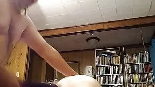 Slave takes fat dildo