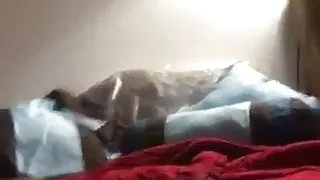 Pee on the already wet bed