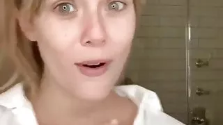 Elizabeth Olsen: no makeup, beautiful.