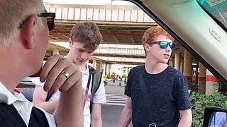 Sub twinks Alex Faux and Avery Monroe BDSM fucked by masters