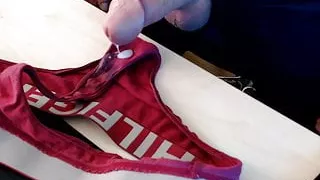 Sperma, Schwuler Sex, Masturbation, Höschen, Dusche, Schwester