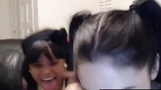 Dick Drilled Its Cleo Gets Cock & Cum With Black Girlfriend!