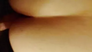 Cumming bareback in PAWG