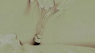 Strong snapping orgasm contractions with buttplug