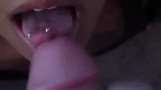 Cum To Tongue - Met This Crazy At MeroFuck.com!