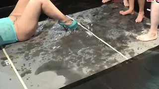 German  Extreme Squirting Gangbang party Rosella extrem