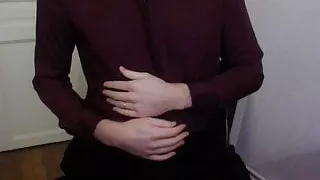 Amateur Crossdresser Sekretärin ejakuliert