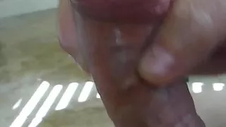 Big Thick Uncut Cock Masturbation